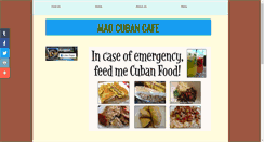 Desktop Screenshot of mad-cuban-cafe.com