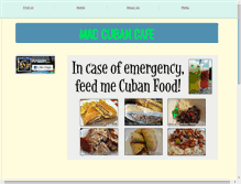 Tablet Screenshot of mad-cuban-cafe.com